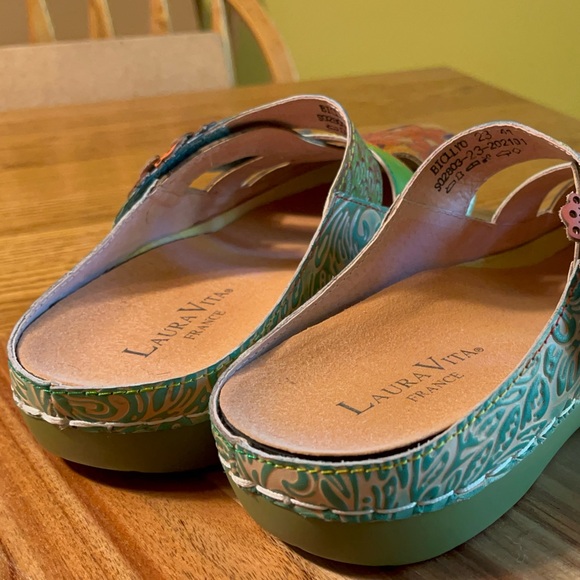 π«π· Laura Vita Bicllyo 23 Leather Mule - Like New! - Picture 4 of 8